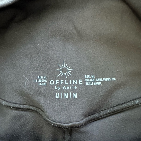 AERIE real me 7/8 leggings hi-rise medium - Picture 6 of 7